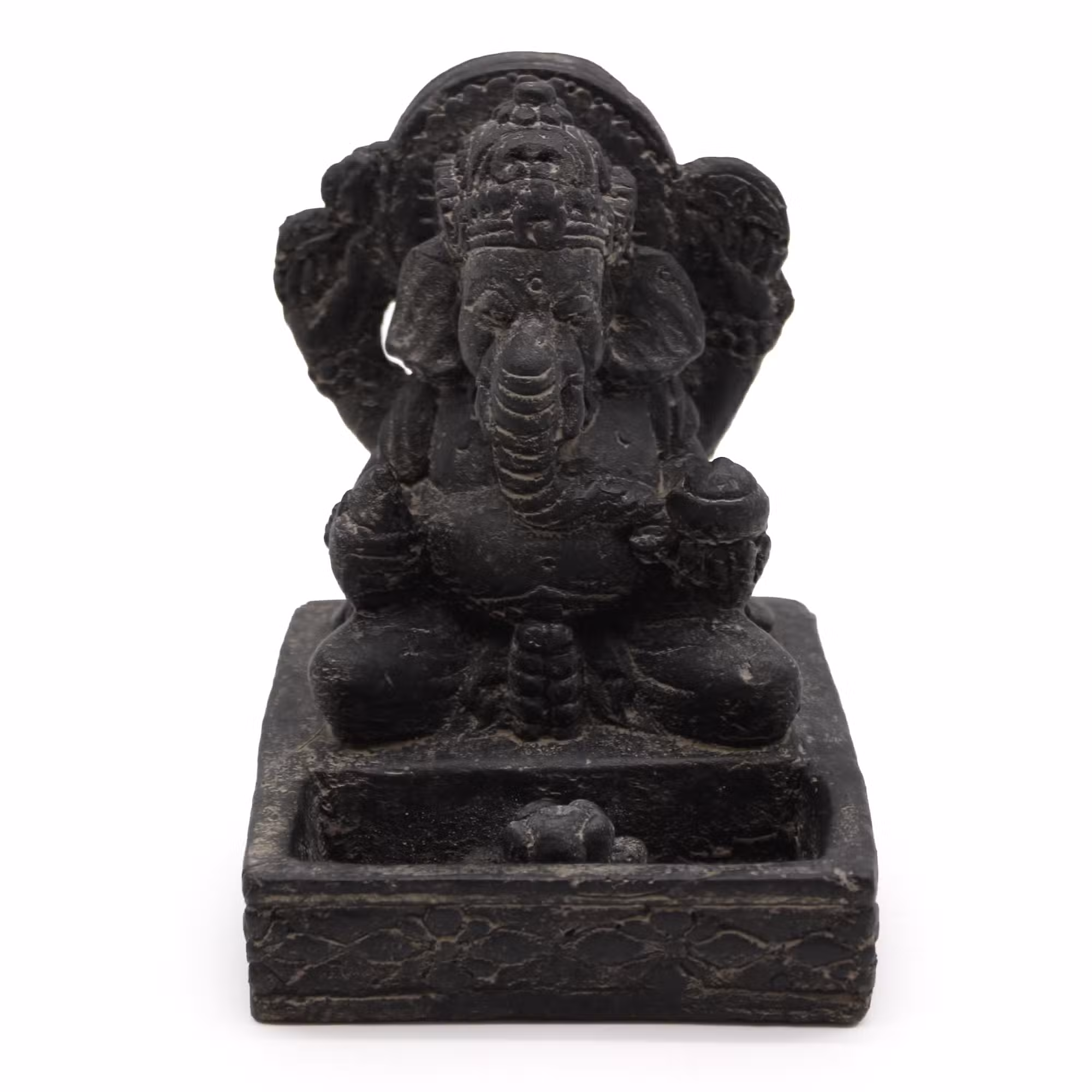 Ganesha wierookhouder in antieke stijl miniatuur 1