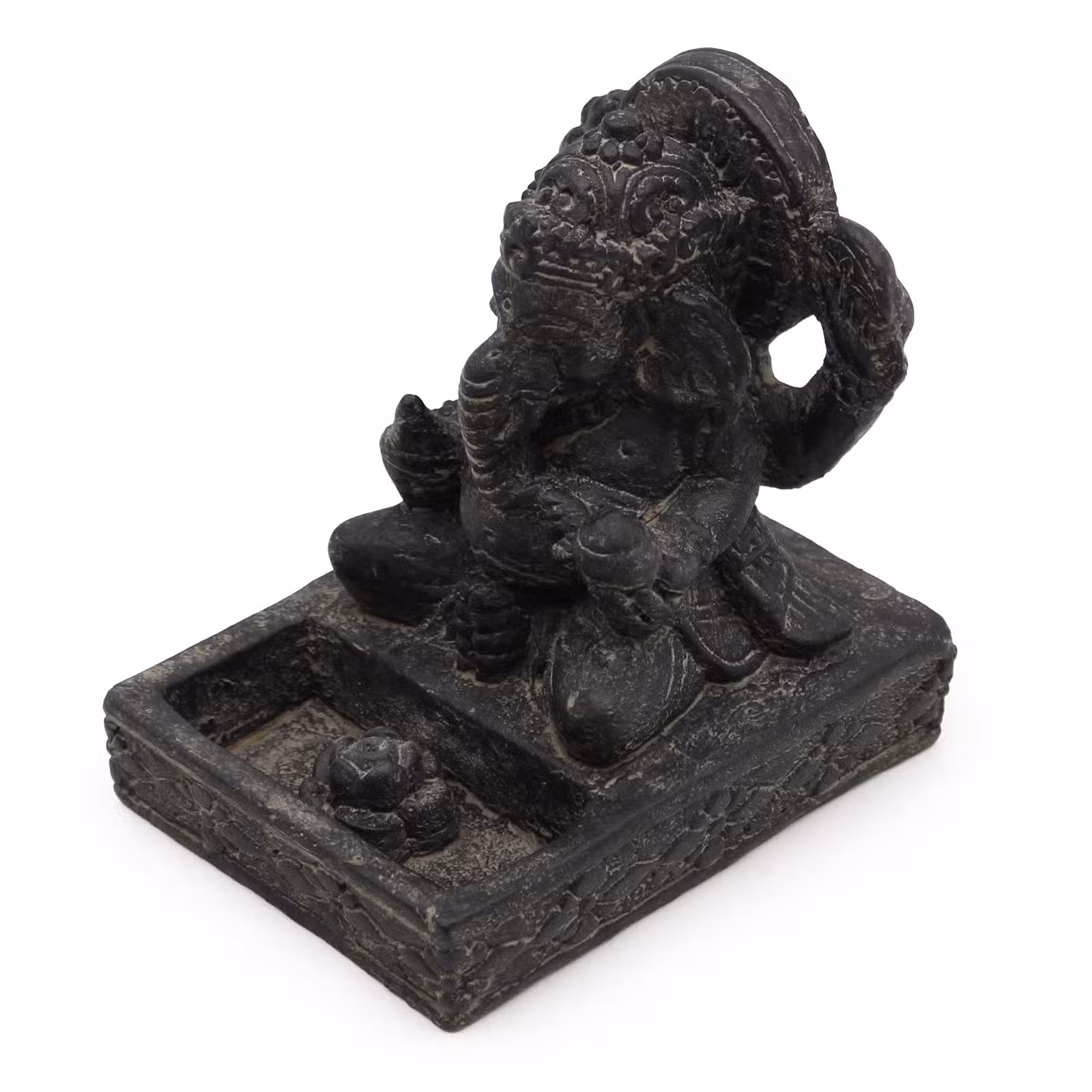 Ganesha wierookhouder in antieke stijl miniatuur 3