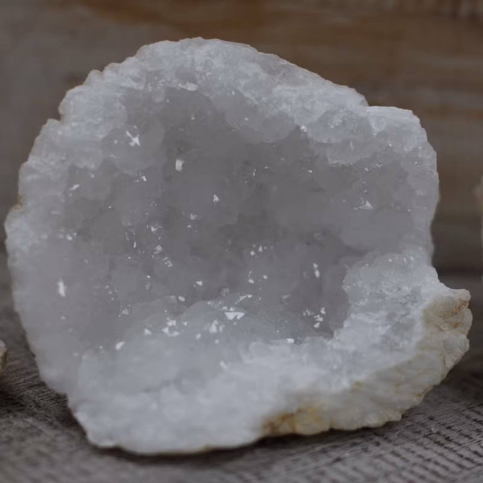 Calciet Geodes - Geopend - 3-4 cm miniatuur 2