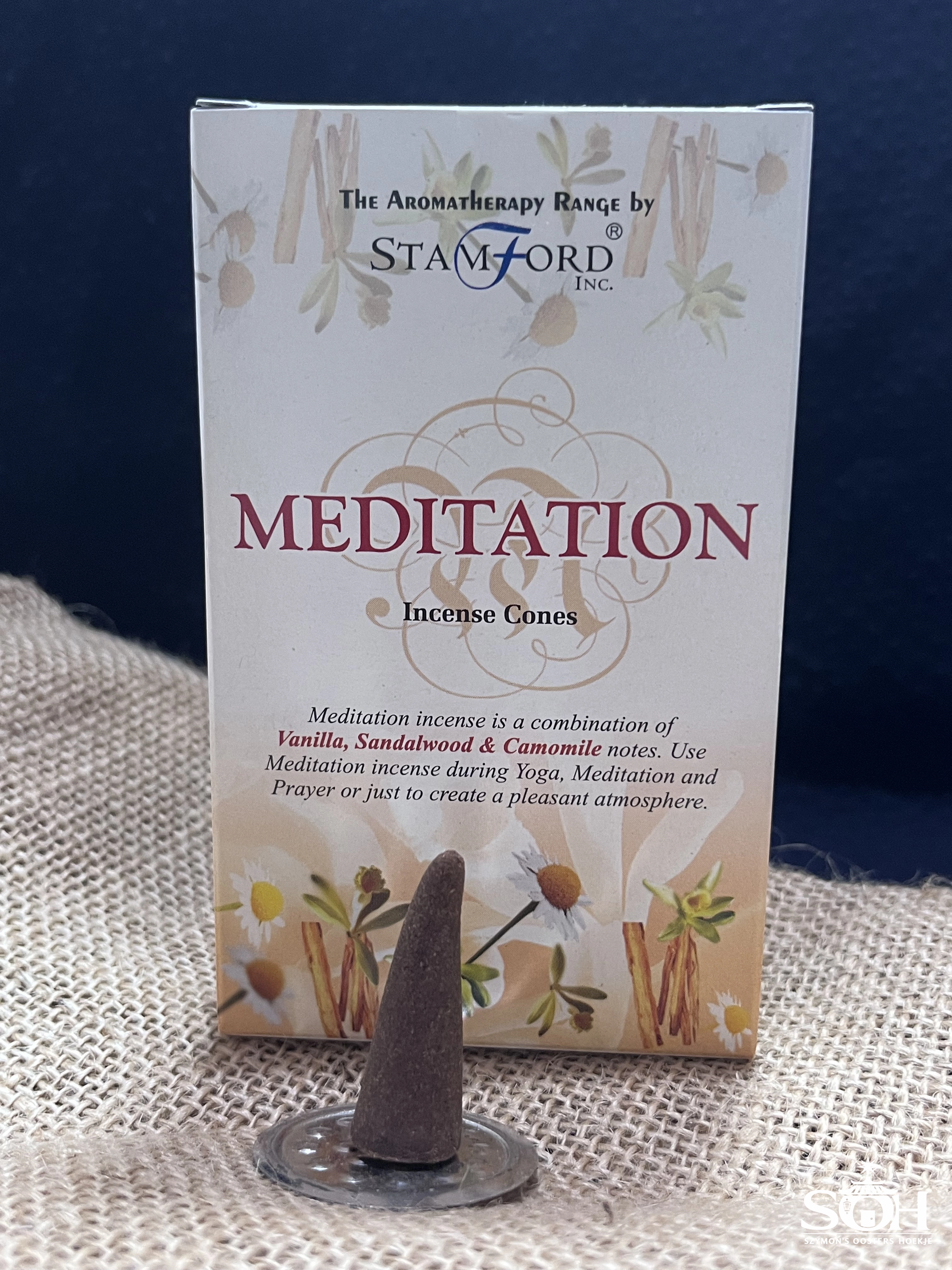 Stamford Premium Wierookkegels - Meditatie miniatuur 4