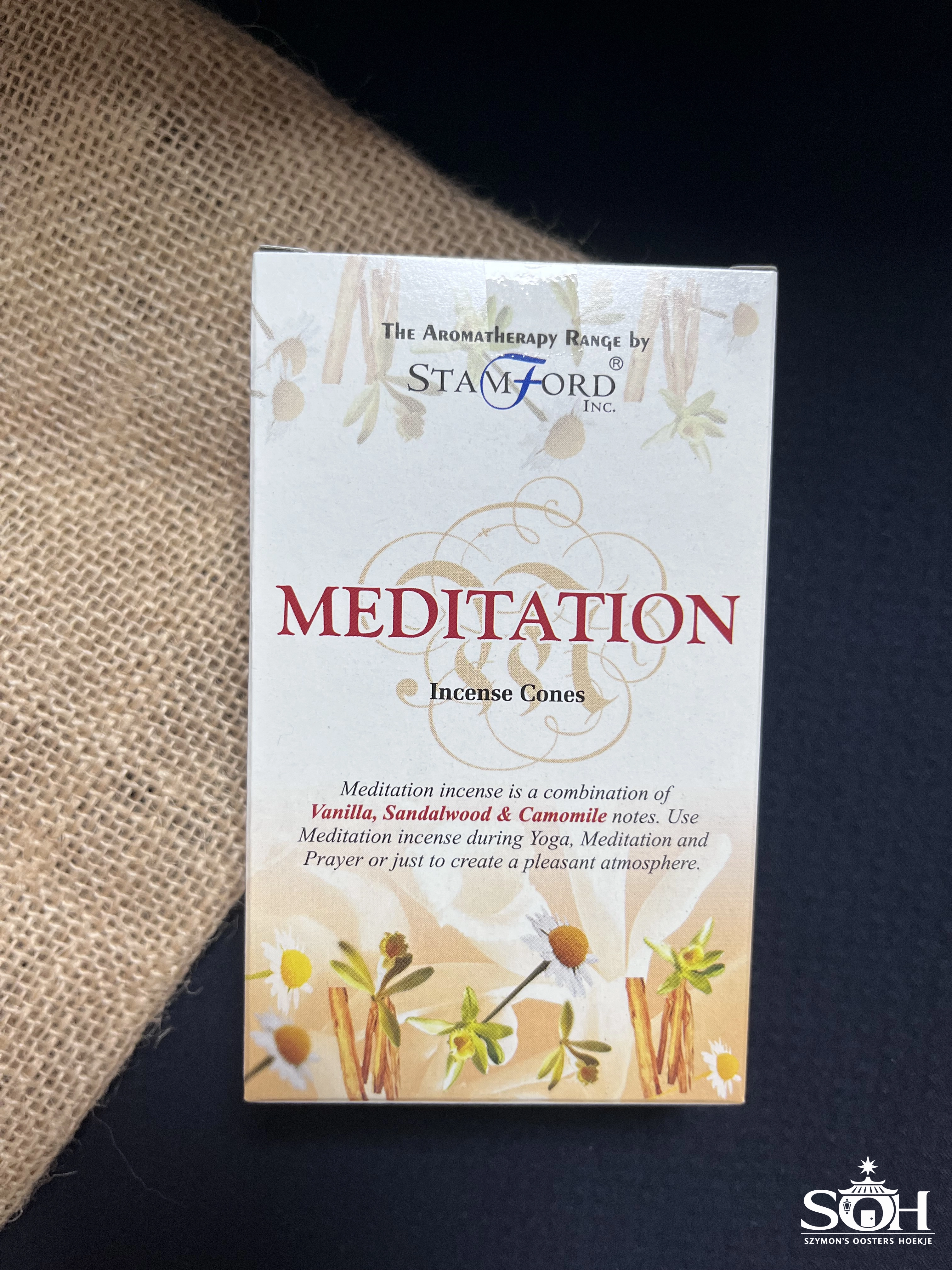 Stamford Premium Wierookkegels - Meditatie